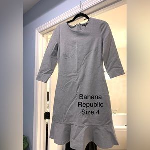 Banana Republic gray dress